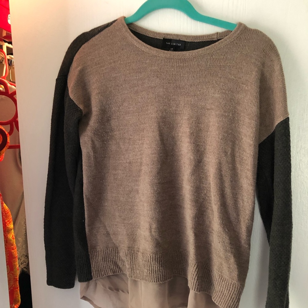 The Limited business causal layered sweater